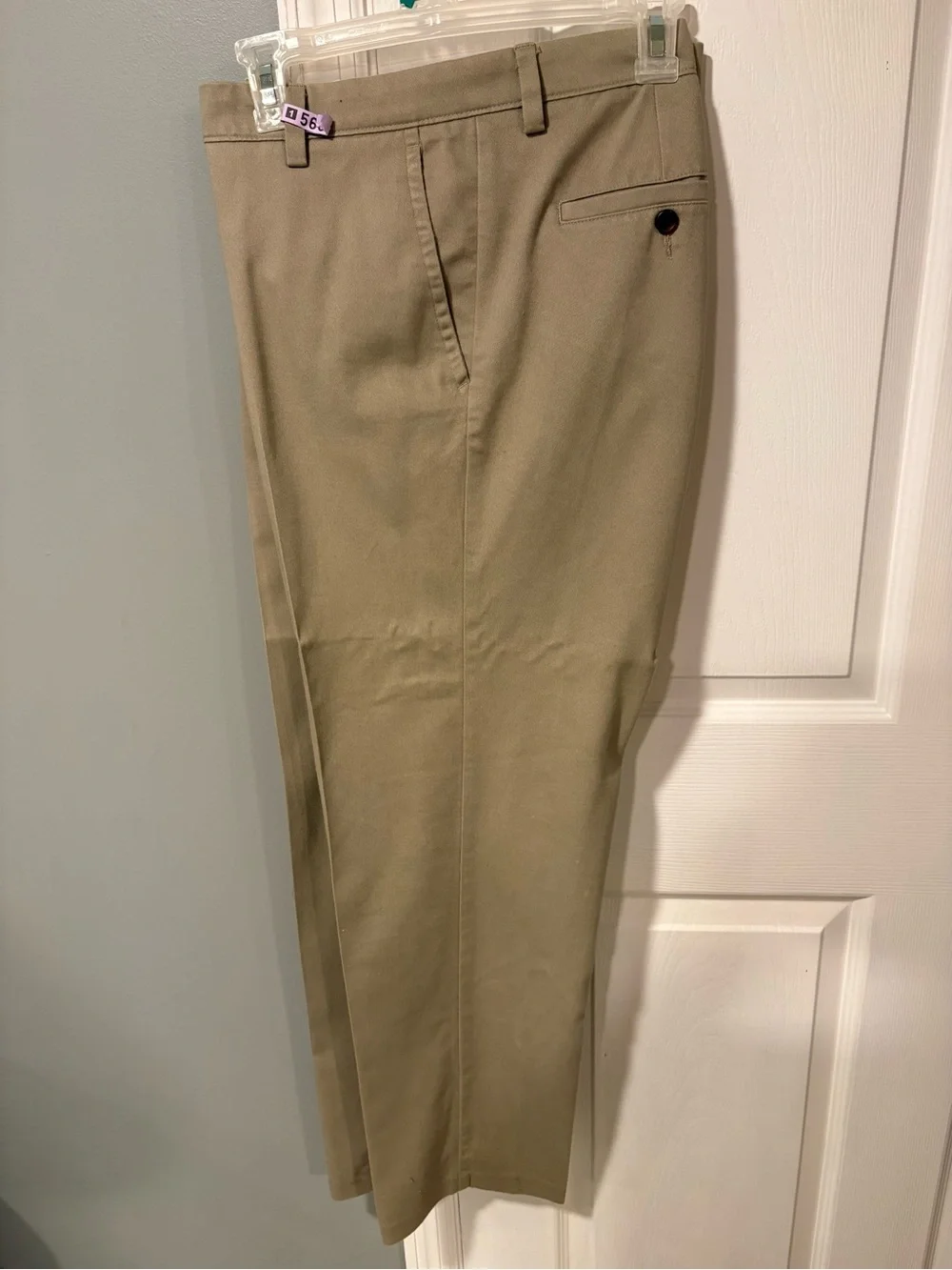 Dockers Men's Khaki Chino Pants soft cotton 38x32 - Light Tan